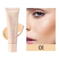 6 spalvų matinis skystas pagrindas korektorius Spot acne Print Wheat Color Repair Foundation Cream Lengvai ištepamas Brightening Liquid Foundation 01 beige