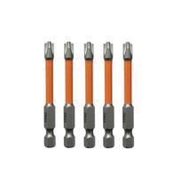 Legiruotojo plieno atsuktuvo antgalis patvarus elektrikui orange