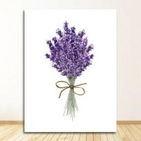 Namų apdaila Miegamojo Sienų Menas Nuotraukos Skandinaviškos levandų gėlės Šiuolaikinės drobės Tapyba Žalia S ir spaudiniai 21cm×30cm NoFrame