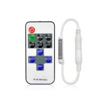 1 rinkinio vienspalvis nuotolinio valdymo pultelis DC5-24V 11 mygtukų mini belaidis RF LED valdiklis, skirtas LED juostiniam apšvietimui SMD 5050 / 3528 / 5630