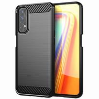 Realme Narzo 30 4G dėklo dangtelis, skirtas Realme Narzo 30 4G 20 8 7 Pro 7i 6 6S C11 C17 Shell Funda Coque Capa silikoninis telefono dėklas Realme Narzo 20 Pro juoda