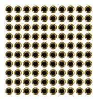 Rubber Fisheye Stickers Weight 25g Accessories Attract 15mm auksinė