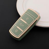 TPU automobilio raktų dangtelio dėklas, skirtas Volkswagen VW CC Passat B6 B7 Passat 3C CC Maogotan R36 B5 B7L automatinio rakto dangtelio automobilio stiliaus priedai žalia