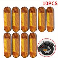 10 vnt elektrinio paspirtuko rato dangtelio apsauginis apvalkalas priekinis galinis saugos atspindintis vamzdelis naktinio atšvaito priedai 10pcs