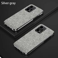 Prabangus gradiento blizgus padengtas dėklas, skirtas Xiaomi Redmi Note 12 Pro 12S 11 10 9 9S Redmi 13C 12C 10C K60 K50 silikoninis galinis dangtelis Xiaomi Mi 11 pilka