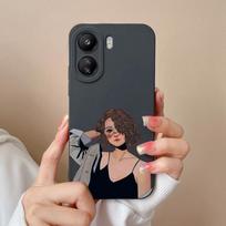 Skirtas Xiaomi Redmi 13C Note 13 Pro A3 K60 Ultra K70 Pro K70E telefono dėklo dangtelis Fashion Boy Girl matinis skystas silikonas apsauginis telefono korpuso buferiai redmi 13C 4G