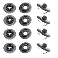 12X Skirta VW CC Eos Golf VW Jetta PASSAT Polo Tiguan Touran TOUAREG UP AUTOMOBILIŲ KILMĖLIAI GRINDŲ LAIKIKLIŲ fiksavimo gnybtai LAIKYMO GRIP KABLIS juoda