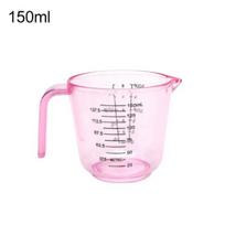 150/300/600ml Rankenėlė Vandens Matavimo Pieno Kiaušinių Svarstyklės Puodelis Matavimo Įrankis 150ML rožinė