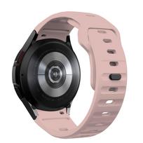 Silikoninis dirželis, skirtas Samsung Galaxy Watch 6 44mm 40mm apyrankė Samsung Galaxy Watch 5/5pro 45mm/4/4 classic 46mm 42mm/6 Classic 47mm 43mm apyrankė Galaxy Watch 4 40mm šviesiai rausvos spalvos