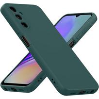 Prabangus skysto silikono dėklas Samsung Galaxy A05s A 05S minkštas dėklas for Samsung A05s tamsiai armijos žalia spalva