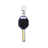 „Yousheng“ mini LED raktų pakabuko žibintuvėlis, itin ryškus, didelio liumenų 2 režimai, kompaktiško dydžio nešiojamas lauko žibintuvėlis COB avarinis raktų pakabuko apšvietimas mėlyna