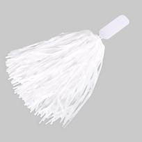 Palinksminimų komanda „Pom Poms“ kamuolys „Cheerleading Hands“ Gėlių rankos paspaudimas „Cheerleading“ žaidimai Gimtadienio vestuvių šventės reikmenys Flat handle type white