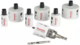 Grąžtas Makita EZYCHANGE BI-METALL 7 dydžių karūnų rinkinys (25,32,40,51,65,68,76 mm) E-12295