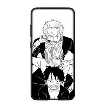 Telefono dėklas, skirtas Samsung Galaxy S24 S23 iPhone 15 14 Xiaomi Redmi Note 13 12 11 8 10 9 Pro Max X XR OPPO Huawei Roronoa Zoro Anime Luffy One Piece Cover for iPhone 15 Pro Max elnias