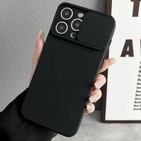 Stumdomos kameros vienspalvis minkštas telefono dėklas, skirtas iPhone 16 15 14 Pro Max 13 Pro 12 11 objektyvo apsauga, atspari smūgiams, paprastas TPU buferio dangtelis iPhone 16 juoda