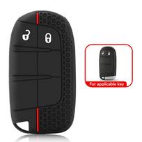 Silikoninės gumos automobilio raktų dėklas, skirtas „Jeep Grand Cherokee Wrangler Renegade Compass“, skirtas „Chrysler300c“, skirtas „Fiat Wyatt“ raktui