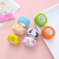 Neaustinė studentų rašymo pirštų apsauginė juosta lipnus elastinis tvarstis lauko sportui elastinis rankų apsauginis tvarstis 2.5cm*2m 1PC