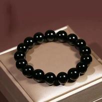 Madingas natūralus obsidianas 1 vnt. juodas auksinis obsidianas Moterims unisex 10/12/14/16 mm Dovanų apyrankė Vyrams 10mm juoda