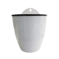 Automatinis vandens sugėrimas Lazy Flower Pot vandens kultūros pakabinamas baseinas S balta