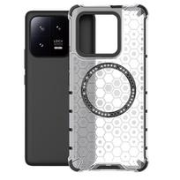 For Xiaomi 13 Ultra 5g Magnetic Ring Back Cover Phone Case Magsafe Ring Wireless Charge Lens Protect Shockproof Coverage Cases CHINA&For Xiaomi 13 Ultra gryna