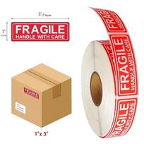 120 vnt./ritinėlis Etiketės „Trapu“ „Elkitės atsargiai“ „Ačiū“ Įspėjamieji ženklai Etiketės 1roll beige