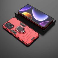 Smūgiams atsparus dėklas POCO F5 F6 Pro Bamperis Šarvai Metalinis Žiedas Stovas Galinis Telefono Dangtelis Xiaomi Poco X5 X6 M6 Pro M5 M5S 4G Fundas For POCO F5
