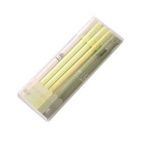 Morandi Color Black Neutral Pen Student Stationery Six Pen 5ml One Size žalia