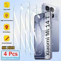 4 vnt. Grūdintas stiklas Xiaomi Mi 14T 14 T Pro Ekranų apsaugos Stiklinė apsauginė plėvelė Xiaomi Mi 9 SE gryna
