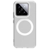 Dėklas Xiaomi 15, Xiaomi Mi 15 dangtelis, telefono buferis, šarvuotas nugarėlės skaidrus magnetinis matinis skaidrus dėklas Xiaomi 15, Xiaomi15 For Xiaomi 15 balta