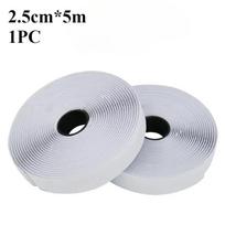 5M Stipri lipni kabliukų ir kilpų juosta Magiškas nailono lipdukas Braižymo juostos su klijais Dirželis DIY amatams 20-50MM White 1PC