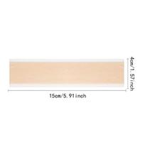 Profesionalūs silikoniniai randų lakštai randų gydymui Daugkartinio naudojimo silikoninės randų juostelės, skirtos Keloidinio C sekcijos chirurginiam nudegimui 4X15CM beige