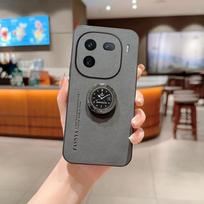 Avikailio Odos Žiedinis Stovas Telefono Dėklas Honor 400 Pro Matinė Objektyvo Apsauga Smūgiams Atsparus Galinis Dangtelis Honor 400 Lite For Honor 400 juoda