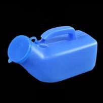 Didelės talpos vyriškas pisuaras su dangteliu Šlapimo surinkimas Senjorų pisuarai Kelionei 1200ML-Blue