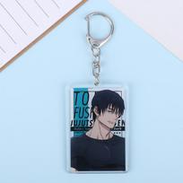 Jujutsu Kaisen Anime figūrėlės Gojo Satoru Geto Suguru Cosplay akriliniai raktų pakabukai Fushiguro Toji veikėjų raktų pakabukas dekoro pakabukas