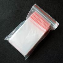 100 vnt./pakuotėje Mažas užspaudžiamas plastikinis maišelis, daugkartinio užsegimo skaidrus maišelis, batų maišelis, vakuuminis maišelis, polietileniniai skaidrūs maišeliai, storis 0,05 mm 4x6cm