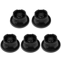 5X Variklio dangčio guminis kamštis, spaustukas, įvorė, atrama, amortizatorius Mercedes Benz W204 C218 W212 Sprinter 906 09-2015 A6420940785 juoda