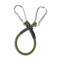 Heavy Duty Bungee Cord Elastic Tie Strap String with Carabiner Hook Strong Elastic Rope Cycling Luggage Packing Ropes 30CM