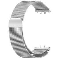 Nerūdijančio plieno apyrankė Samsung Galaxy Fit 3 apyrankei Milanietiška kilpa Magnetinė apyrankė Apyrankė Galaxy Fit3 priedai For Galaxy Fit 3 sidabras