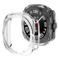 Kompiuterio matinis laikrodžio dėklas, skirtas Samsung Galaxy Watch 7 Ultra Case, tuščiaviduris kietas apsauginis dangtelis, skirtas Galaxy Watch 7 Ultra 47 mm priedams Galaxy Watch 7 Ultra skaidri