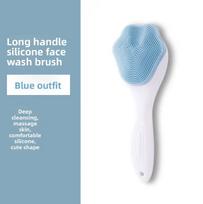 1PCS Cat Claw Silicone Face Deep Cleansing Brush Manual Cleansing Brush Nose Blackhead Cleaning Brush Cat Claw Cleansing Brush 1PCS mėlyna