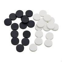 30x Šachmatų figūrėlės Tik Stalo Žetonai Dovana 1 colis x 1 colis Nešiojami Lengva Žaisti Apvalumas Tvirti white