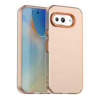 Anti-Drop Candy Color Case For Google Pixel 9a Matte Transparent Back Case For Google Pixel 9a Cover For Google Pixel 9a Case For Google Pixel 9a oranžinė