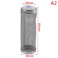 Nerūdijančio plieno akvariumo filtras Akvariumas Žuvis Krevetės Tinklelio tinklelis Filtras Metalinis Pirminio filtravimo vamzdelis Filtro priedas Akvariumo įsiurbimo koštuvas