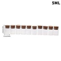 10 vnt Stiklinis mėgintuvėlis su kamštiniu kamščiu Pranešimas Buteliai Stiklainiai Buteliukai Dovanos Art Diy Crafts 5 ml 8 ml 10 ml 12 ml 15 ml 20 ml 25 ml 30 ml 5ML
