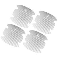 4 vnt. Automobilio durelių rankenų apsaugos 3D lipdukas Automobilio stilius Mercedes-Benz AMG C500 C200 C300 B C E GLA CLA GLK GL ML GLE W204 W205 W203 W211 W212 W213 benz balta
