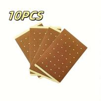 1 PAKAS pelyno lipdukas, perforuotas elastinis Babu lipdukas, moksibustiono lipdukas, kaklo, pečių, juosmens, kelių sąnarių akupunktūros taškų lipdukas 10 pieces brown