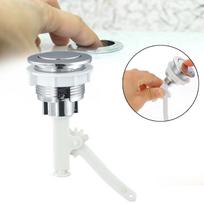 Mygtukas Tualeto bakeliui 38mm ABS Vonios Tualeto Stūmimo Sidabrinis