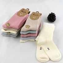 1 Pair Kids Baby Socks Solid Kids Socks Girls Cotton Newborn Boy Toddler Socks Infant Clothes Accessories Spring Autumn Winter 1-4 years old