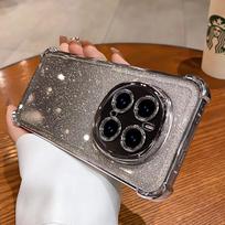 Magic7 Case Glitter Phone Cover For Huawei Honor Magic7 6 5 pro lite X9C 200 Smart Back Transparent Luxury Women Case Magic7pro Magic7 sidabras