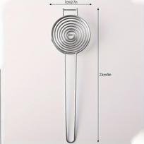 Stainless Steel Egg Yolk Separator - Easy-Clean, Durable Kitchen Gadget for Perfectly Separated Eggs 1pc white